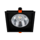 Spot Luminária de Teto Quadrado Embutir Loyo p/ LED AR111 Nordecor ST3235-Nordecor-Starlumen