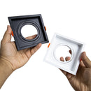 Spot Luminária de Teto Quadrado Embutir Loyo p/ LED AR70 Nordecor ST3235-Nordecor-Starlumen