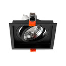 Spot Luminária de Teto Quadrado Embutir Loyo p/ LED AR70 Nordecor ST3235-Nordecor-Starlumen