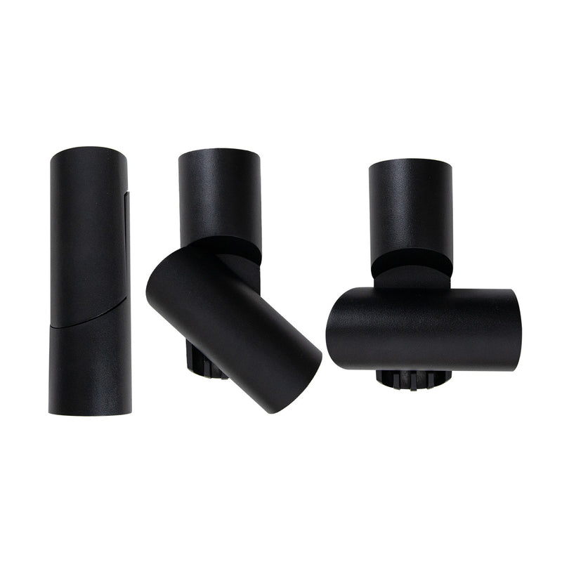 Spot LED de Sobrepor Rubik 10W 3000K Preto Orientável IRC97 Opus ST3260