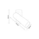 Spot LED de Sobrepor Rubik 10W 3000K Preto Orientável IRC97 Opus ST3260