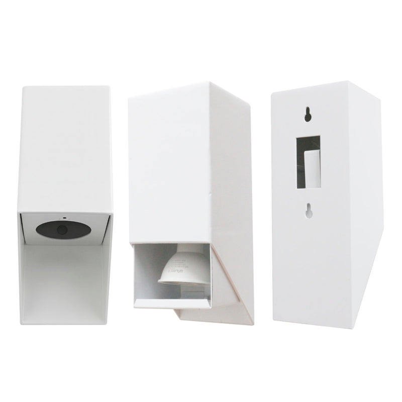 Arandela de Sobrepor Bisel 1 Foco Parede/Muro/Fachada 1xGU10 Starlumen ST3256 - Branco