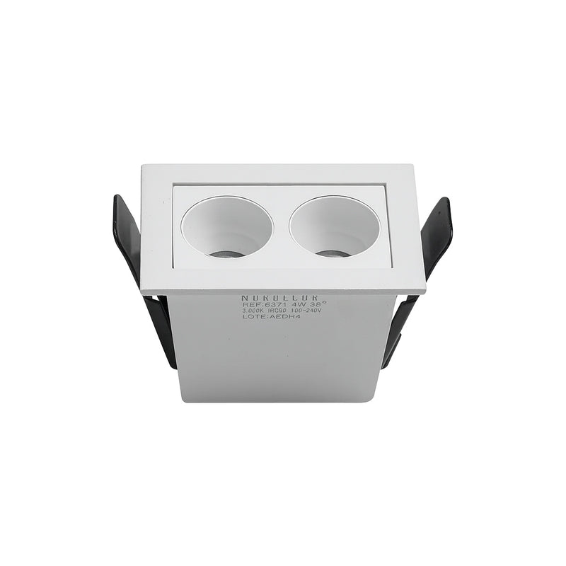 Spot LED Embutir Powerus 4W Luz Quente 35° IRC90 Nordecor 6728 ST2990-Branco