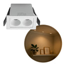 Spot LED Embutir Powerus 4W Luz Quente 35° IRC90 Nordecor 6728 ST2990-Branco