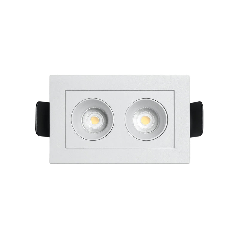 Spot LED Embutir Powerus 4W Luz Quente 35° IRC90 Nordecor 6728 ST2990-Branco