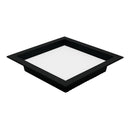 Painel Plafon LED Recuado Embutir KAIS 22X22 18W Luz Neutra Nordecor ST3145-Preto