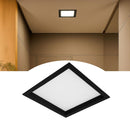 Painel Plafon LED Recuado Embutir KAIS 22X22 18W Luz Neutra Nordecor ST3145-Preto