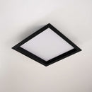 Painel Plafon LED Recuado Embutir KAIS 22X22 18W Luz Neutra Nordecor ST3145-Preto