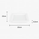 Painel Plafon LED Recuado Embutir KAIS 22X22 18W Luz Quente Nordecor ST3145-Branco