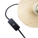 Luminária de Mesa BALI Abajur Fibra Bambu Base Madeira 1xE27 Boho Rústico ST3270