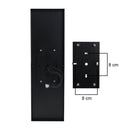 Arandela Retrô Preta 50cm 3 Vidros Reflecta p/ 2xE27 Parede Muro Externa ST3169