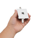 Plafon Spot Embutir Pontual p/ MR11 6x6cm Alumínio 1991 ST3273-Branco