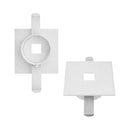 Plafon Spot Embutir Pontual p/ MR11 6x6cm Alumínio 1991 ST3273-Branco