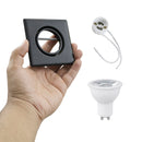 Spot Plafon Embutir Quadrado Light Orientavel em Aluminio p/ LED MR16 GU10 ST2999-Spots-Starlumen