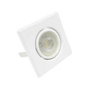 Spot Plafon Embutir Quadrado Light Orientavel em Aluminio p/ LED PAR20 E27 ST2999-Spots-Starlumen