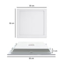 Painel Plafon Luminária LED Embutir 25W Luz Fria ProShield IP40 Save ST439-Painéis Led-Starlumen