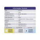 Painel Plafon Luminária LED Embutir 25W Luz Fria ProShield IP40 Save ST439-Painéis Led-Starlumen