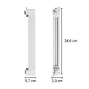 Luminária LED Pontual Difusa 20W 3000K P/ Trilho Eletrificado DS7205 Delis ST3057-Branco-Acessórios para iluminação-Starlumen