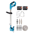 kit Jardinagem 4 em 1 Elétrico s/ Fio Serra Tesoura Soprador Roçadeira SAIDER SA0007