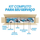 kit Jardinagem 4 em 1 Elétrico s/ Fio Serra Tesoura Soprador Roçadeira SAIDER SA0007