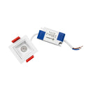 Spot LED 2W Embutir DotLight  15° Luz Quente 3000K Luminatti ST3281- Branco