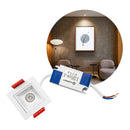 Spot LED 2W Embutir DotLight  15° Luz Quente 3000K Luminatti ST3281- Branco