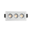 Spot Embutir Triplo Downlight Powerus 35° 6W Branco Neutro 580lm Nordecor ST2991