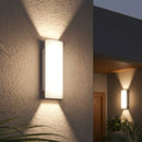 Arandela LED de Parede 2 Fachos Difusa 7W Branco Quente 3000k 560lm IRC80 Externa ST3287