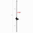 Arandela LED de Parede Lina 90cm Preta 10W 3000K 800lm Moderna Nordecor 2751 ST3290