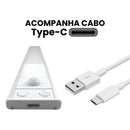 Luminária Barra Bastão LED Ultrafino s/Fio c/Sensor 1,5W 30cm Recarregável Armários OPUS ST3291