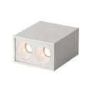 Spot Duplo LED Sobrepor 4W Luz Amarela Difusa 35° IRC90 Nordecor Powerus 6854 ST3159