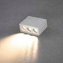 Spot Triplo LED Sobrepor 6W Luz Amarela Difusa 35° IRC90 Nordecor Powerus 6855 ST3159