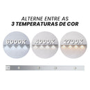 Luminária Barra LED s/Fio c/ Sensor Movimento 2W 60cm Recarregável Armario 3 Tons Luz 4 Focos ST3291