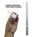 Luminária Barra LED s/Fio c/ Sensor Movimento 2W 60cm Recarregável Armario 3 Tons Luz 4 Focos ST3291