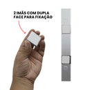 Luminária Barra LED s/Fio c/Sensor Movimento 1,5W 40cm Recarregável Armário 3 Tons Luz 3 Focos ST3291