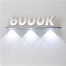 Luminária Barra LED s/Fio c/Sensor Movimento 1,5W 40cm Recarregável Armário 3 Tons Luz 3 Focos ST3291