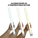 Luminária Barra Bastão LED Ultrafino s/Fio c/Sensor 3W 60cm Recarregável Armários OPUS ST3291