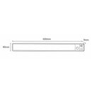 Luminária Barra Bastão LED Ultrafino s/Fio c/Sensor 3W 60cm Recarregável Armários OPUS ST3291