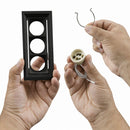 Spot de Embutir Articulado Triplo PRO11 03 Focos p/ MR11 ST3294 - Preto