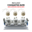 Spot de Embutir Articulado Triplo PRO11 03 Focos p/ MR11 ST3294 - Branco