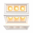 Spot de Embutir Articulado Triplo PRO11 03 Focos p/ MR11 ST3294 - Branco