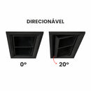 Spot de Embutir Articulado Duplo PRO11 02 Focos p/ MR11 ST3294 - Preto