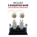 Spot de Embutir Articulado Duplo PRO11 02 Focos p/ MR11 ST3294 - Preto