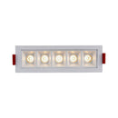 Spot Downlight LED Embutir Evon 5 Focos 10W 3000K IRC90 DL-7424 Astraled ST3295