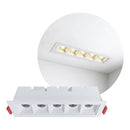 Spot Downlight LED Embutir Evon 5 Focos 10W 3000K IRC90 DL-7424 Astraled ST3295