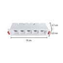 Spot Downlight LED Embutir Evon 5 Focos 10W 3000K IRC90 DL-7424 Astraled ST3295