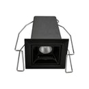 Spot LED 2W Embutir DotLight 15° Luz Quente 3000K Luminatti ST3281- Preto
