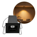 Spot LED 2W Embutir DotLight 15° Luz Quente 3000K Luminatti ST3281- Preto