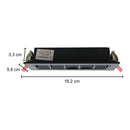 Spot LED 10W Embutir DotLight 5 Focos Direcional 15° Luz Quente Luminatti ST3281-Preto