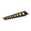 Spot LED 20W Embutir DotLight 10 Focos Direcional 15° Luz Quente Luminatti ST3281-Preto
